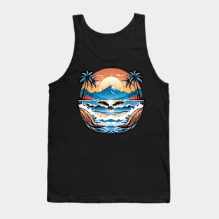 eagle on the beach Tank Top